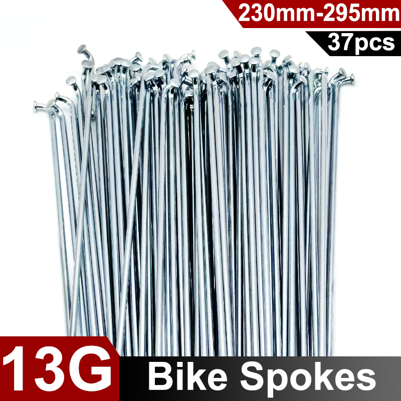 Spoke Nipple Brass - 37 adet 13G Bisiklet Telleri Gümüş